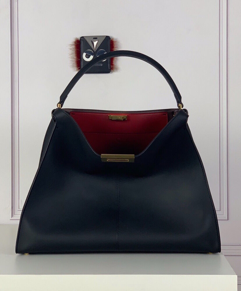 Fendi Peekaboo X lite Large Handbag 8BN304 Black